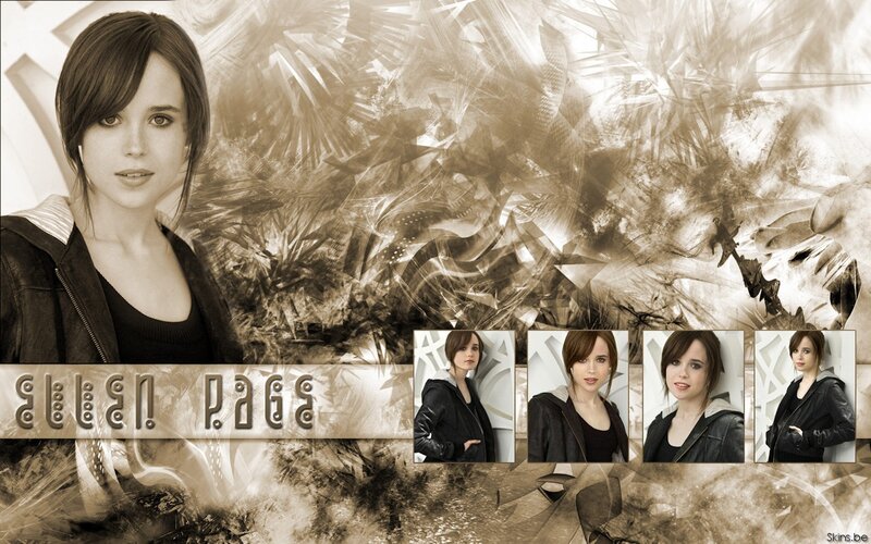 Woman in Black Jacket — Brown, Dramatic, Photograph, Text