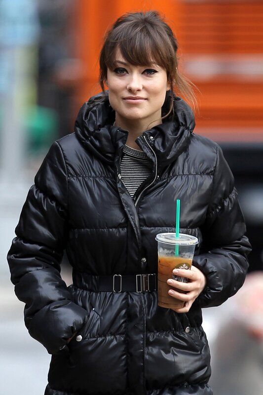 Woman in Black Jacket — Casual, Afternoon, Photograph, Coffee Cup