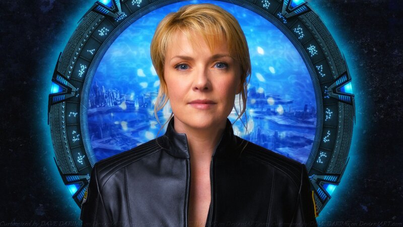 Woman in Black Jacket — Dramatic, Digital Art, Stargate