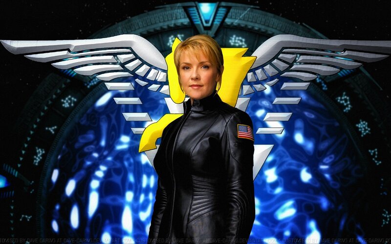 Woman in Black Jacket — Dramatic, Digital Art, Wings
