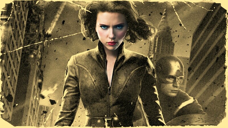 Woman in Black Jacket — Dramatic, Photograph, Captain America, City