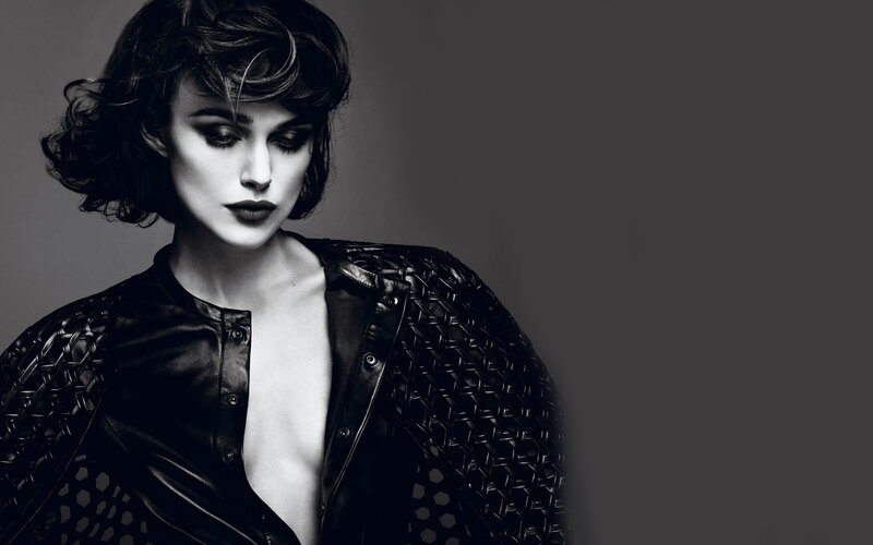 Woman in Black Jacket — Dramatic, Photograph, Makeup