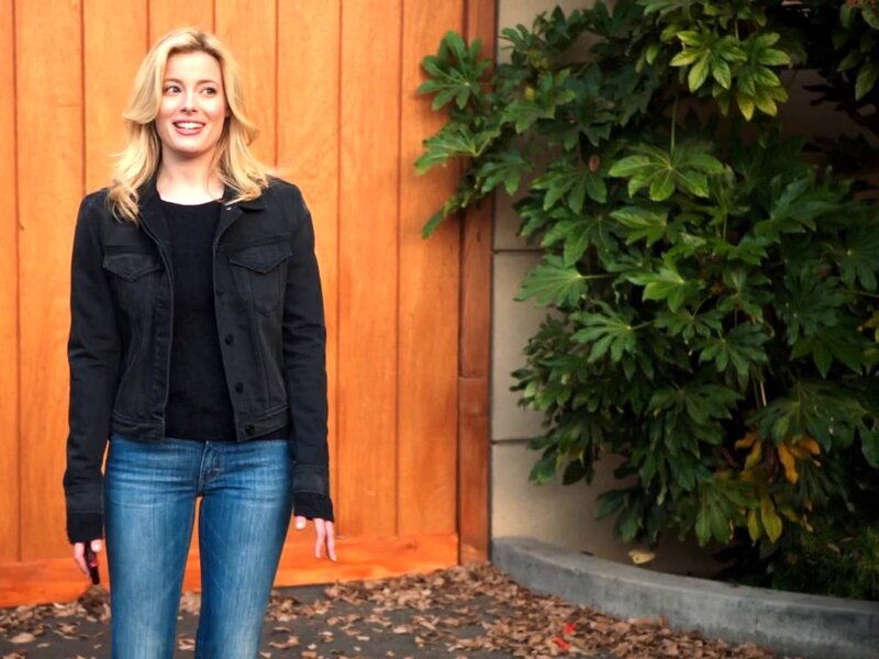 Woman in Black Jacket — Neutral, Autumn