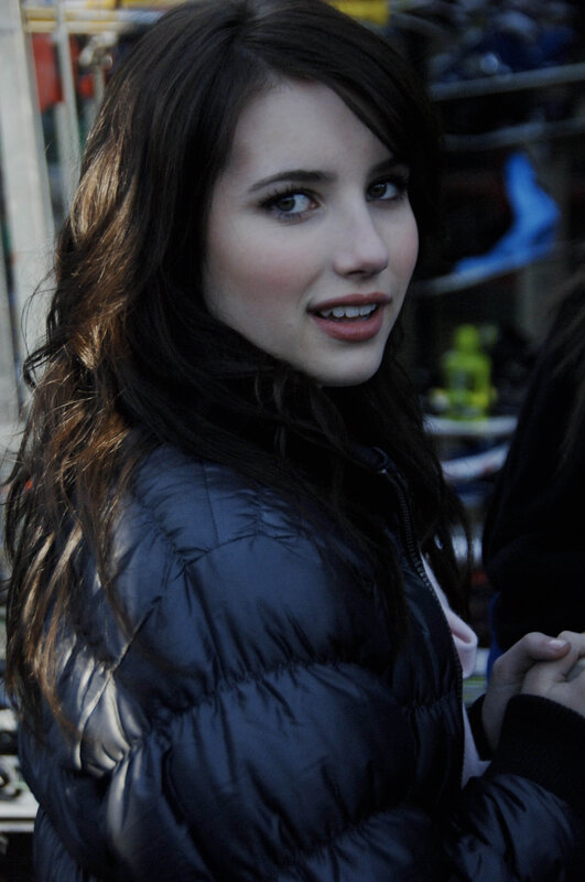 Woman in Black Jacket — Neutral, Photograph, Hair