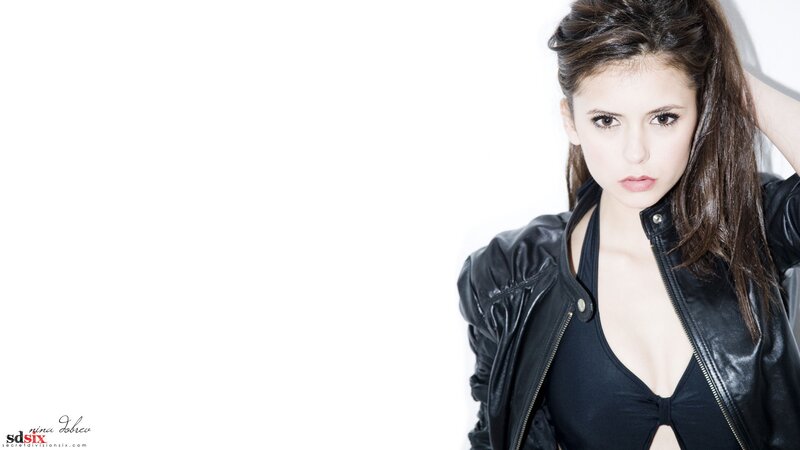 Woman in Black Jacket — Neutral, Photograph, Hair, White Background