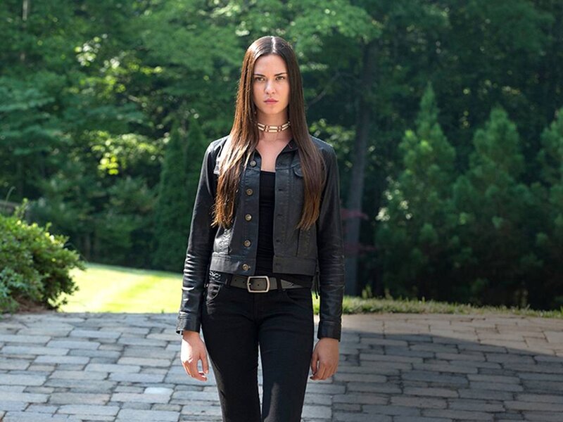 Woman in Black Jacket — Serious, Afternoon, Photograph, Jeans