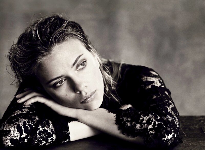Woman in Black Lace — Contemplative