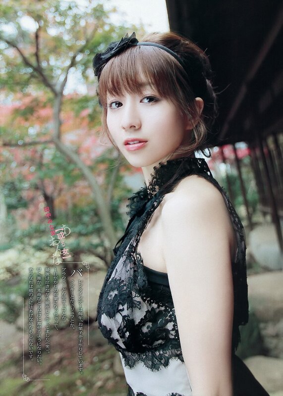 woman in black lace dress