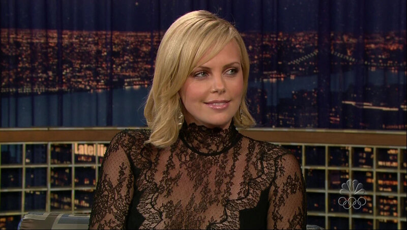 Woman in Black Lace Dress — Calm, Night