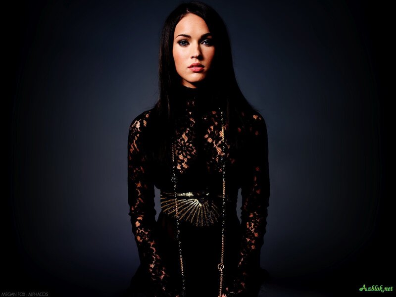 Woman in Black Lace Dress — Dramatic, Photograph, Lace Dress, Chain Necklace