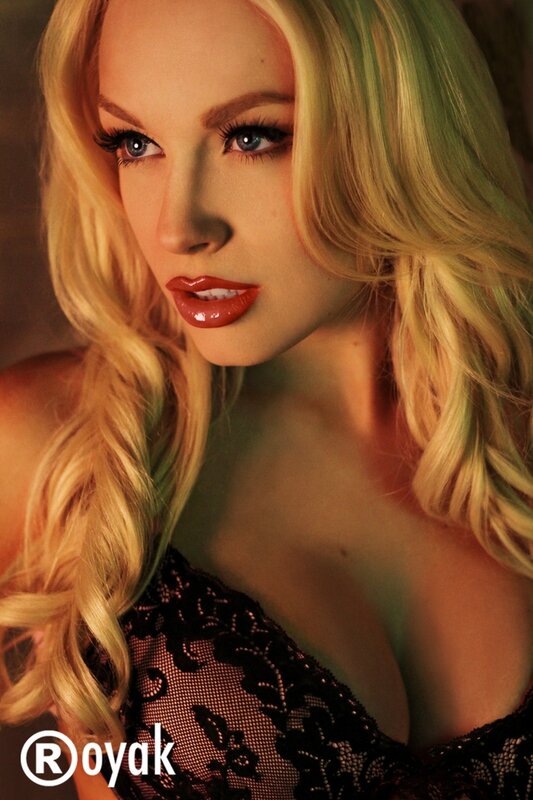 woman in black lace lingerie