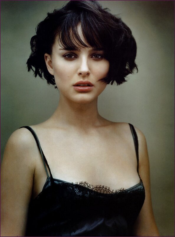 woman in black lace top
