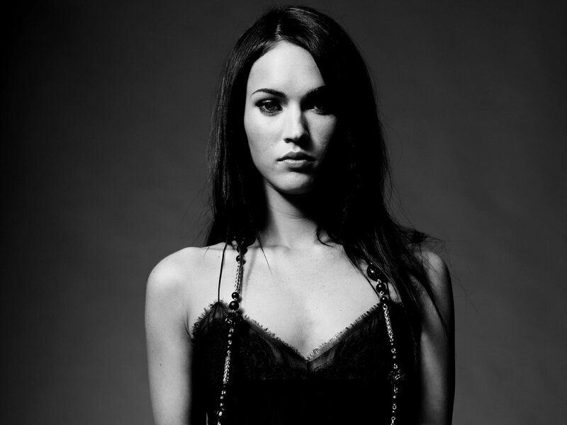 woman in black lace top