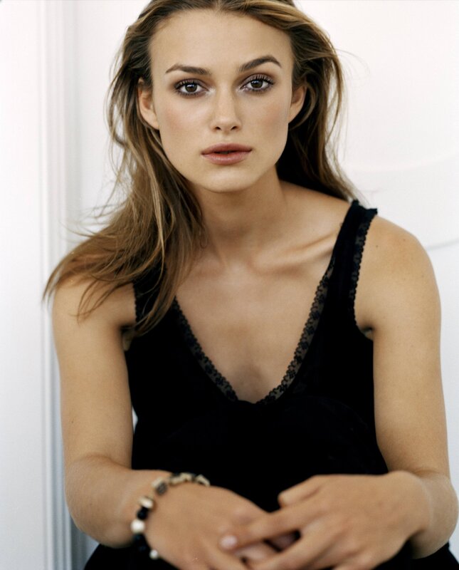 woman in black lace top