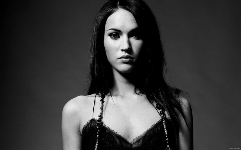 woman in black lace top