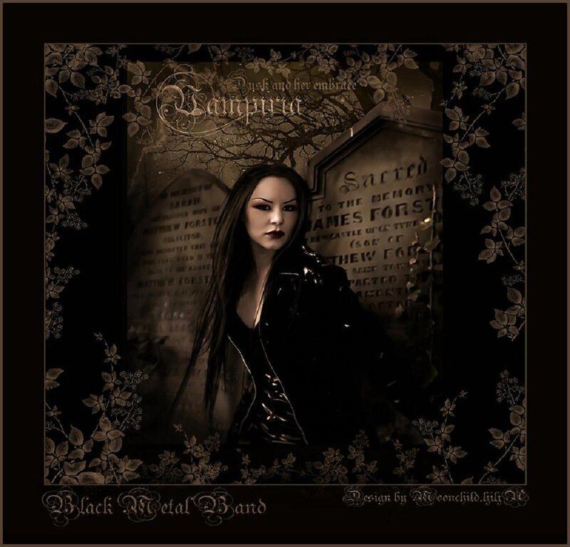 Woman in Black Leather — Gothic