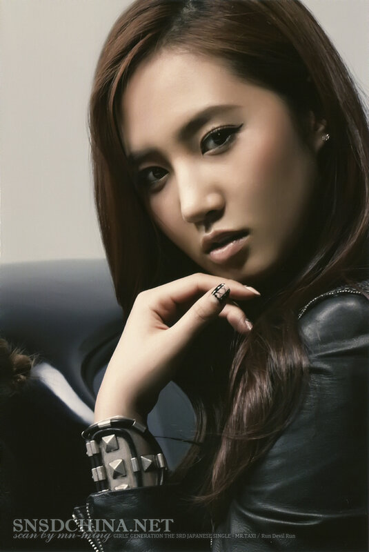 woman in black leather jacket