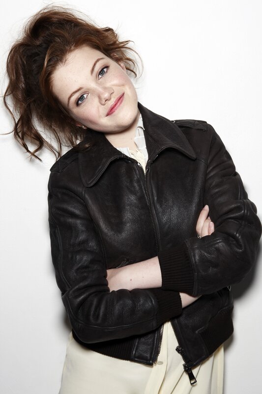 woman in black leather jacket