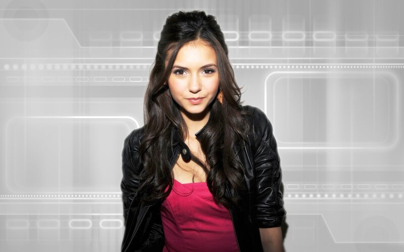 woman in black leather jacket