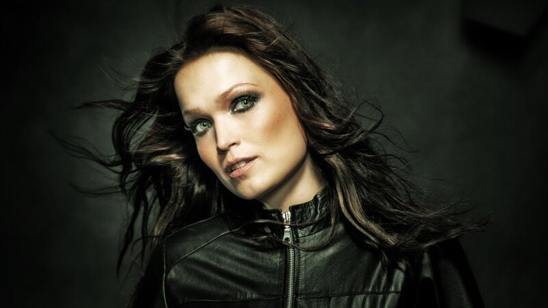 woman in black leather jacket