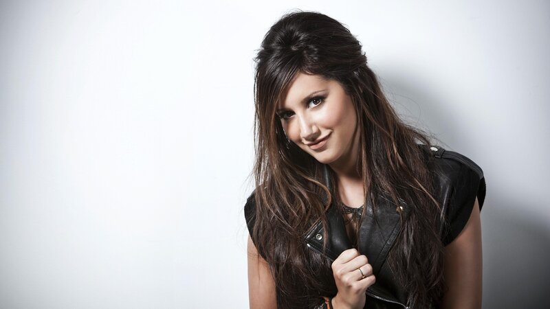 woman in black leather jacket