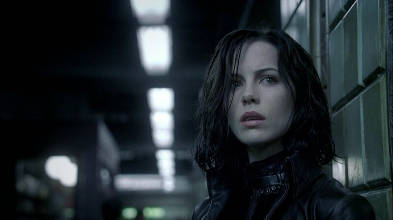 woman in black leather jacket