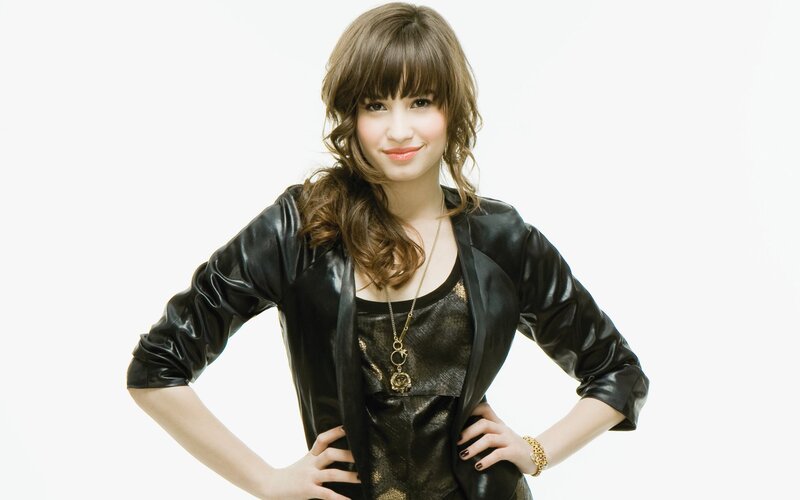 woman in black leather jacket