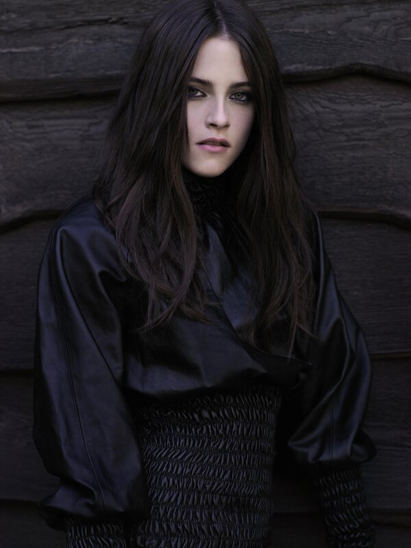 woman in black leather jacket
