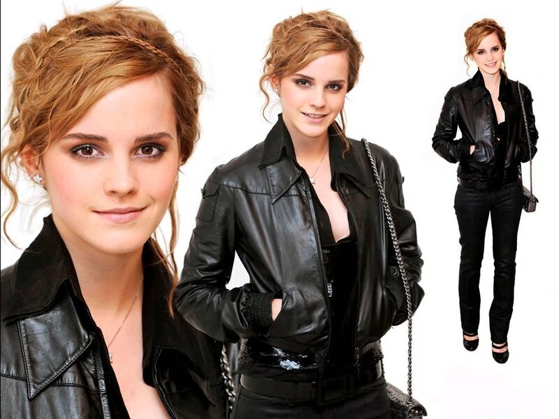 Woman in Black Leather Jacket — Confident, Photograph, Leather Jacket, Black Pants