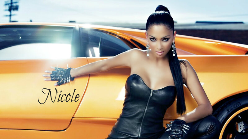 Woman in Black Leather — Orange, Confident