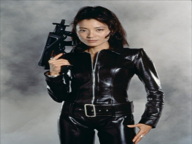 Woman in Black Leather — Serious