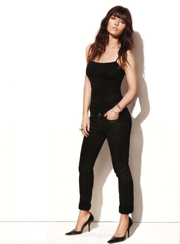 woman in black outfit