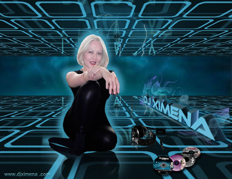 Woman in Black Outfit — Blue, Futuristic