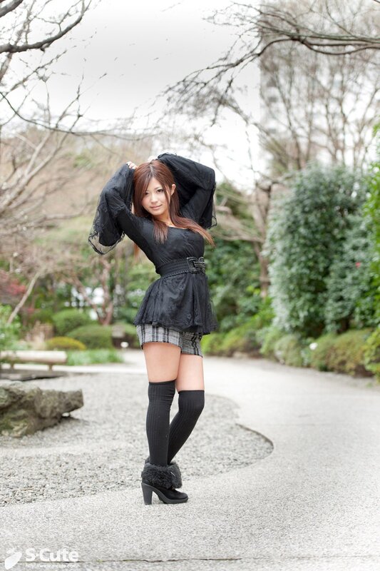 Woman in Black Outfit — Calm, Spring