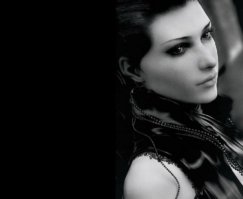 Woman in Black Outfit — Dramatic, 3d Render, Black Clothing