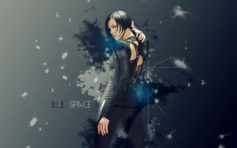 Woman in Black Outfit — Dramatic, Digital Art, Black Outfit
