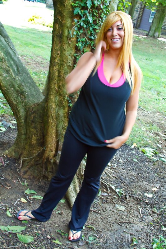 Woman in Black Outfit — Outdoor, Afternoon