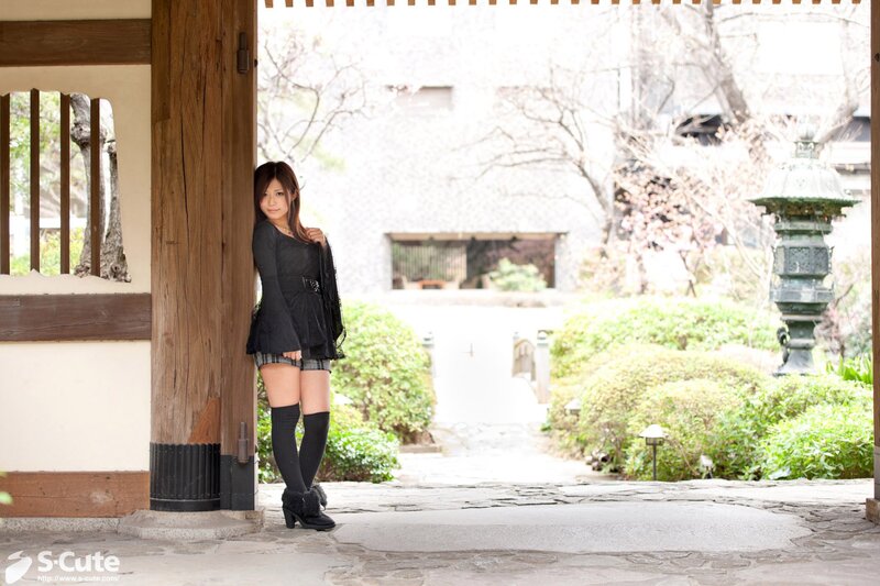 Woman in Black Outfit — Serene, Spring