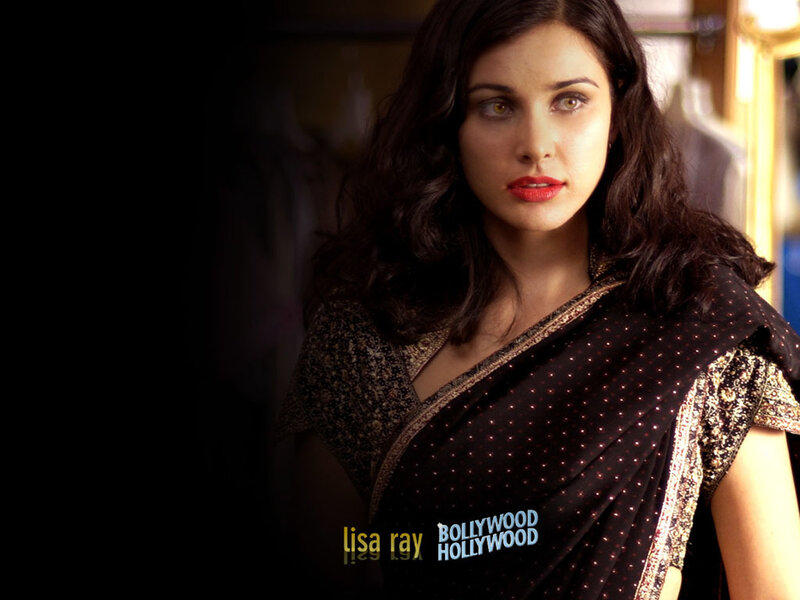 Woman in Black Sari — Dramatic