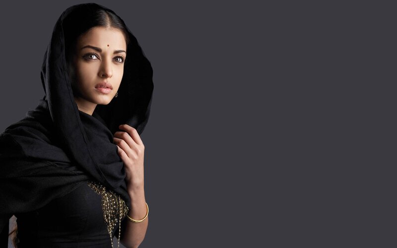 Woman in Black Shawl — Dramatic, Photograph