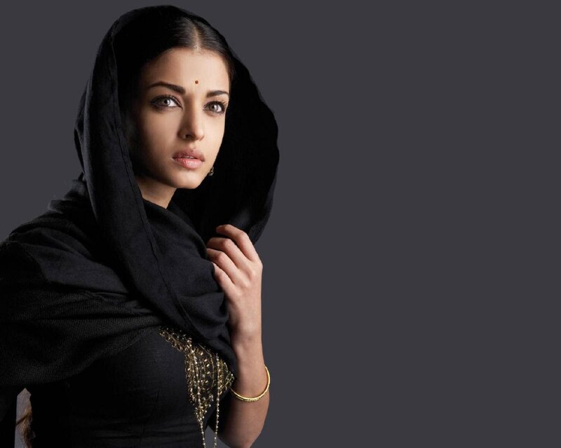 Woman in Black Shawl — Dramatic
