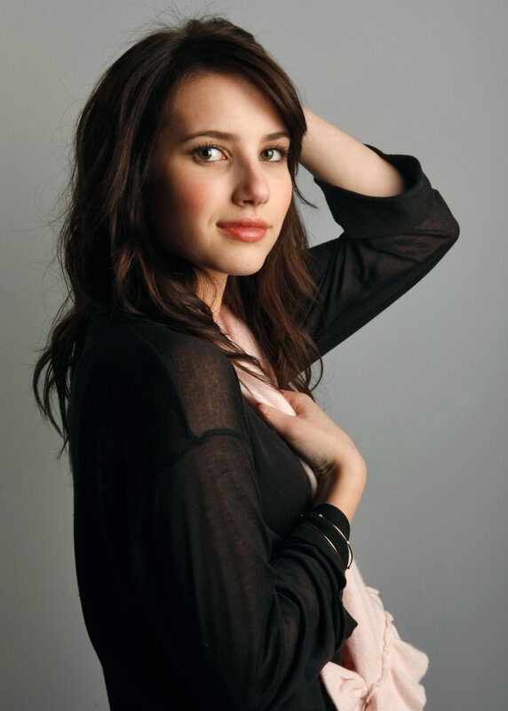 woman in black sheer top