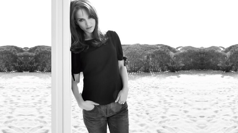 Woman in Black Shirt — Calm, Photograph, Sand
