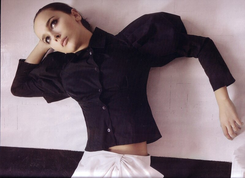 woman in black shirt lying down