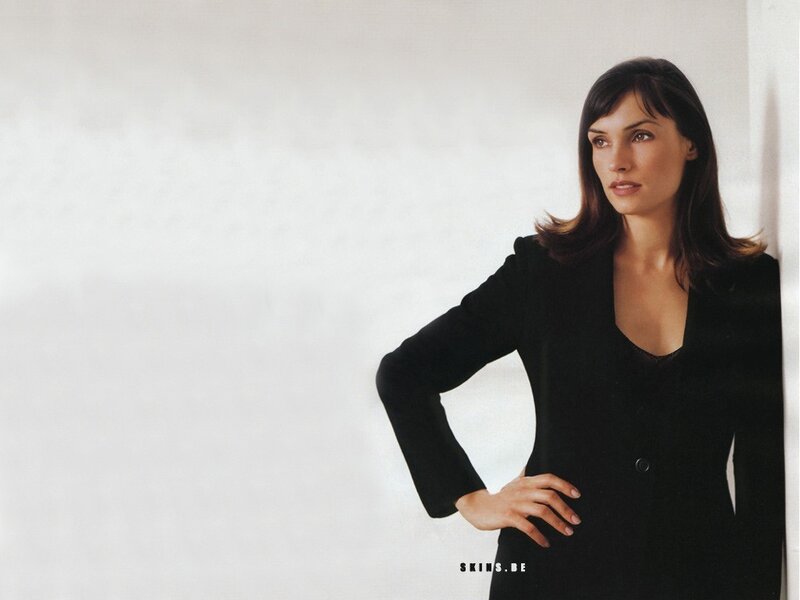 woman in black suit