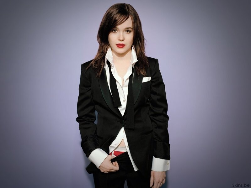 woman in black suit