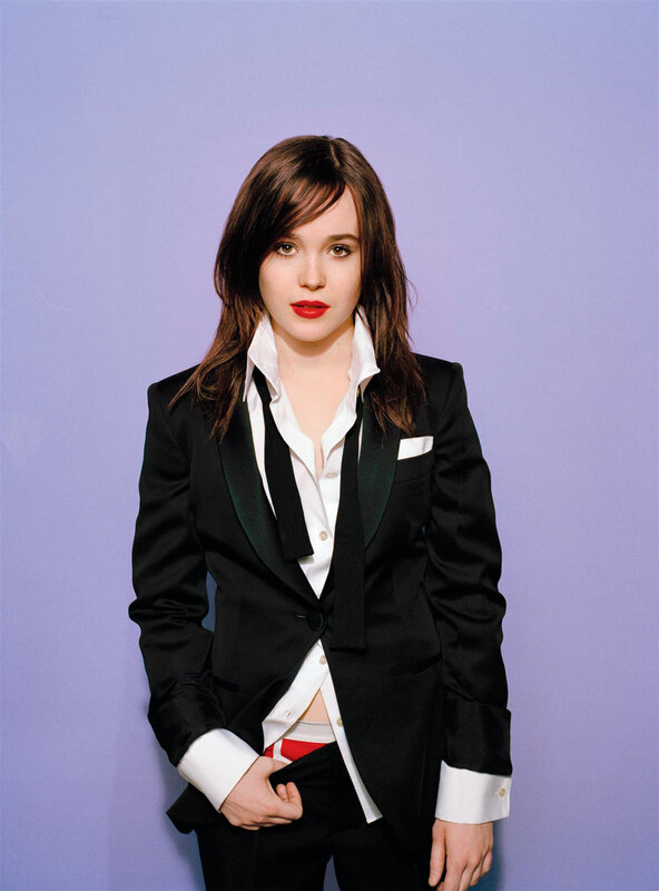 woman in black suit