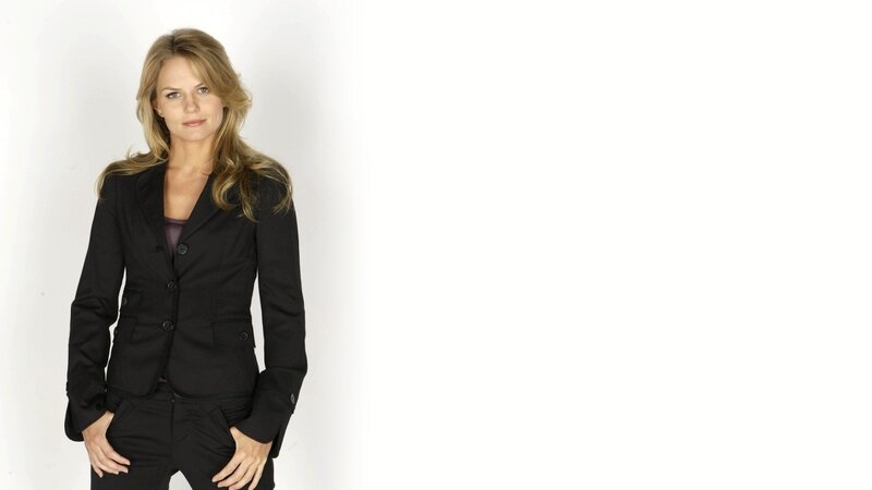 woman in black suit