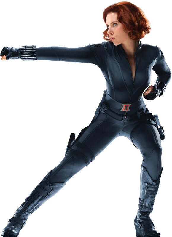 Woman in Black Suit — Action, Photograph