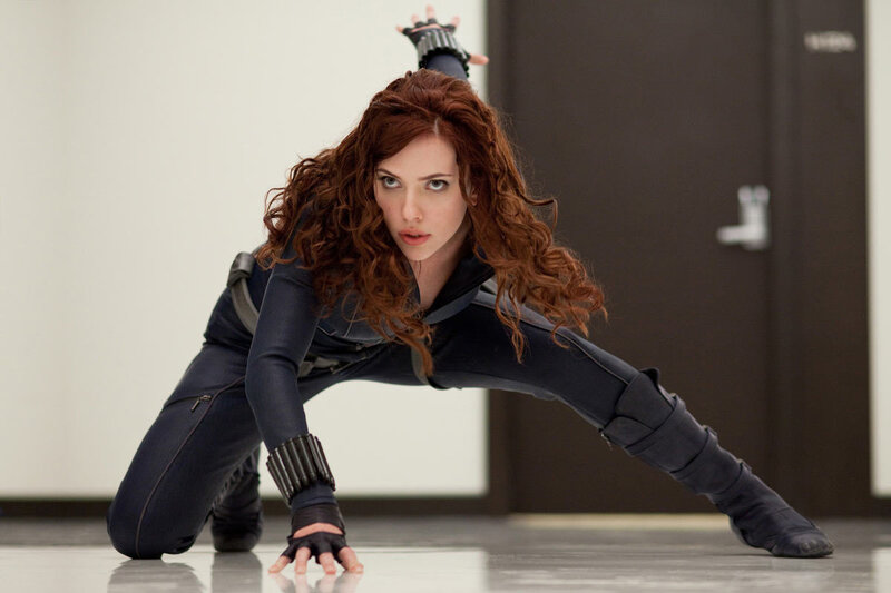 Woman in Black Suit — Alert